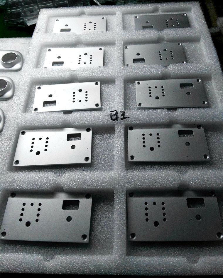 CNC machining of aluminum sheet